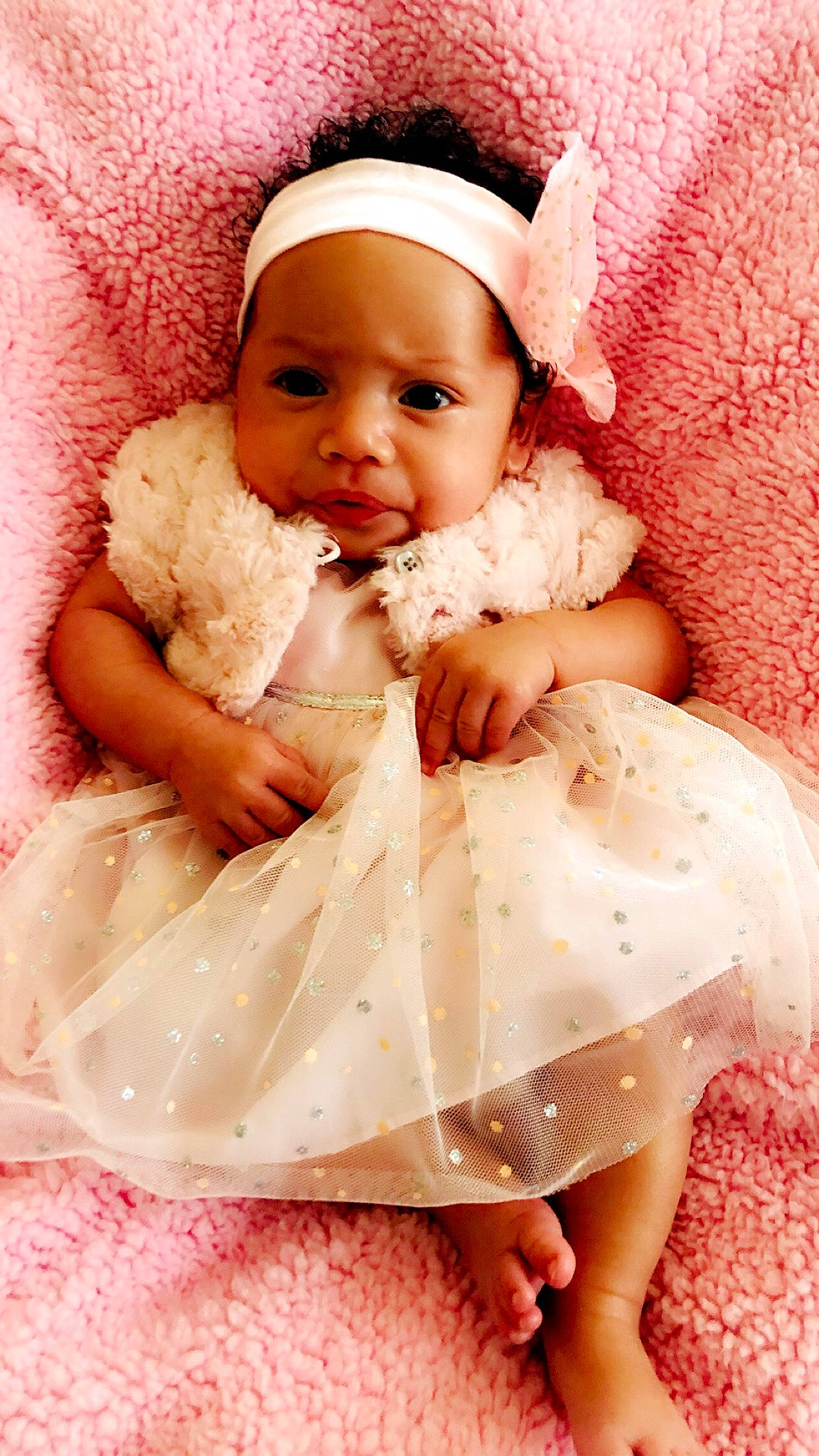 Keziah joined the competition — help win amazing prizes! baby, baby_products, baby_toddler_clothing, cheek, child, hair_accessory, happy, headgear, person, pink, product, skin, smile, toddler