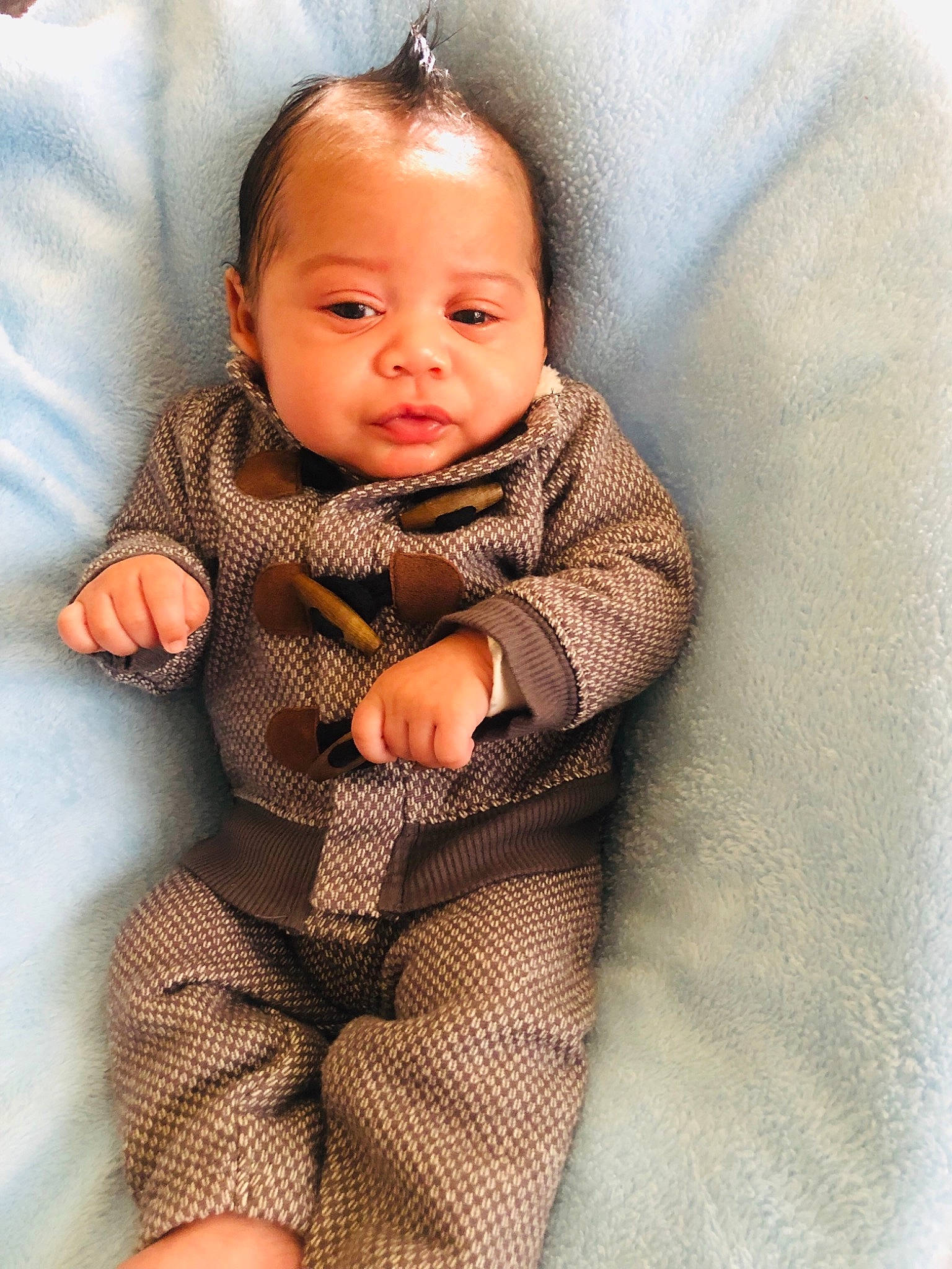 Josiah joined the competition — help win amazing prizes! baby, cheek, child, child_model, face, head, person, sitting, skin, smile, toddler