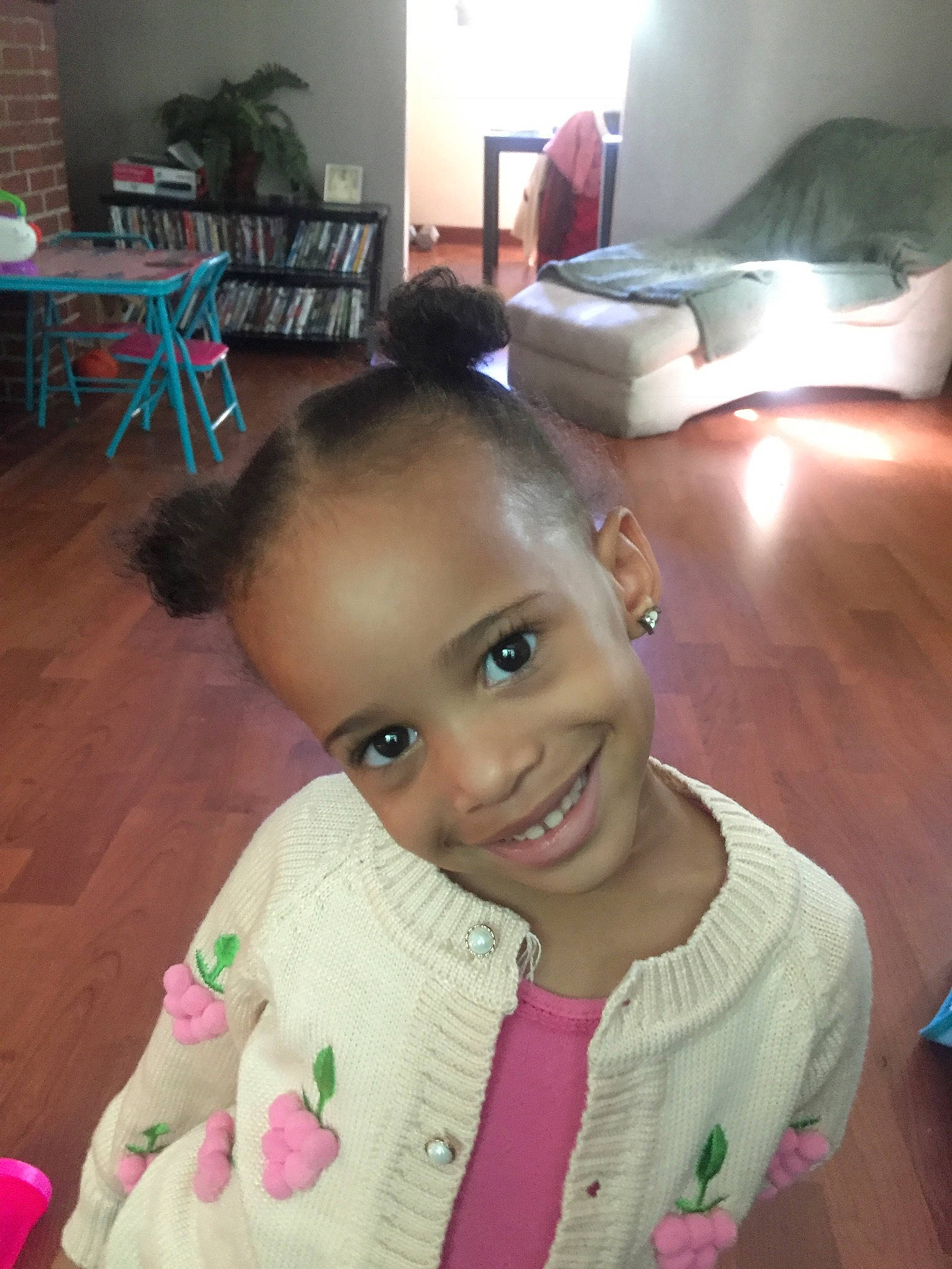 Sloan joined the competition — help win amazing prizes! black_hair, cheek, child, ear, eye, face, forehead, hair, hairstyle, head, joy, lip, person, skin, smile, toddler