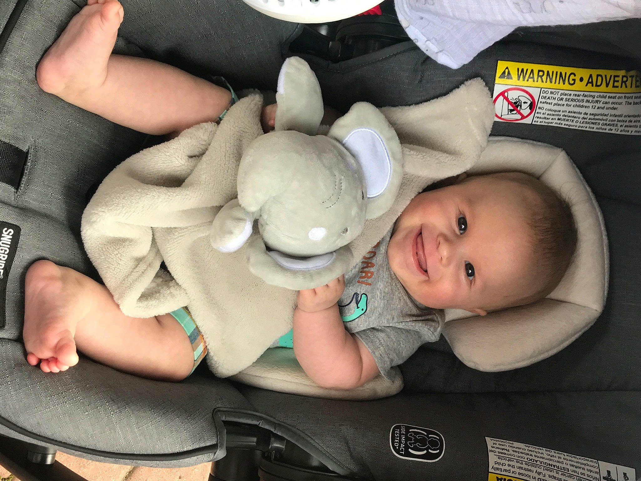 Brayden joined the competition — help win amazing prizes! arm, baby, child, hand, joy, leg, person, product, toddler