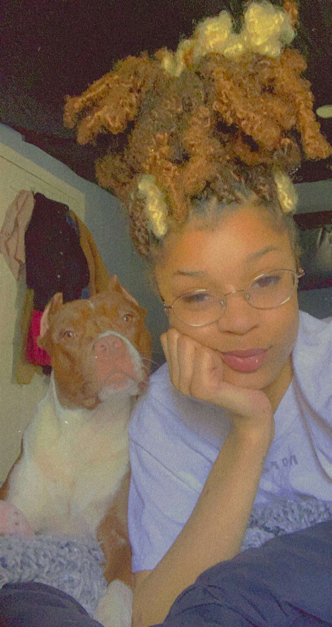 Demii joined the competition — help win amazing prizes! afro, art, child, eye, fun, fur, hair, happy, jheri_curl, ringlet, room, smile, stuffed_toy, teddy_bear, textile, toy, visual_arts, wig