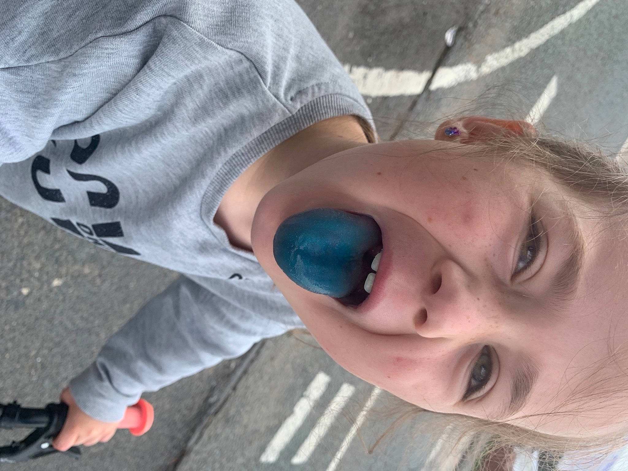 Lacey is registered to the contest to win money with this photo: child, cool, eyewear, fun, glasses, mouth, nose, person, sunglasses, vision_care