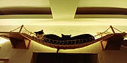 Plume participe au concours pour gagner de l'argent avec cette photo : cat, cats, hammock, indoor, pet, feline, resting, animal, cozy, wood, rope, wall, shelf, light, shadow, relaxing, black_cat, white_cat, silhouette, home