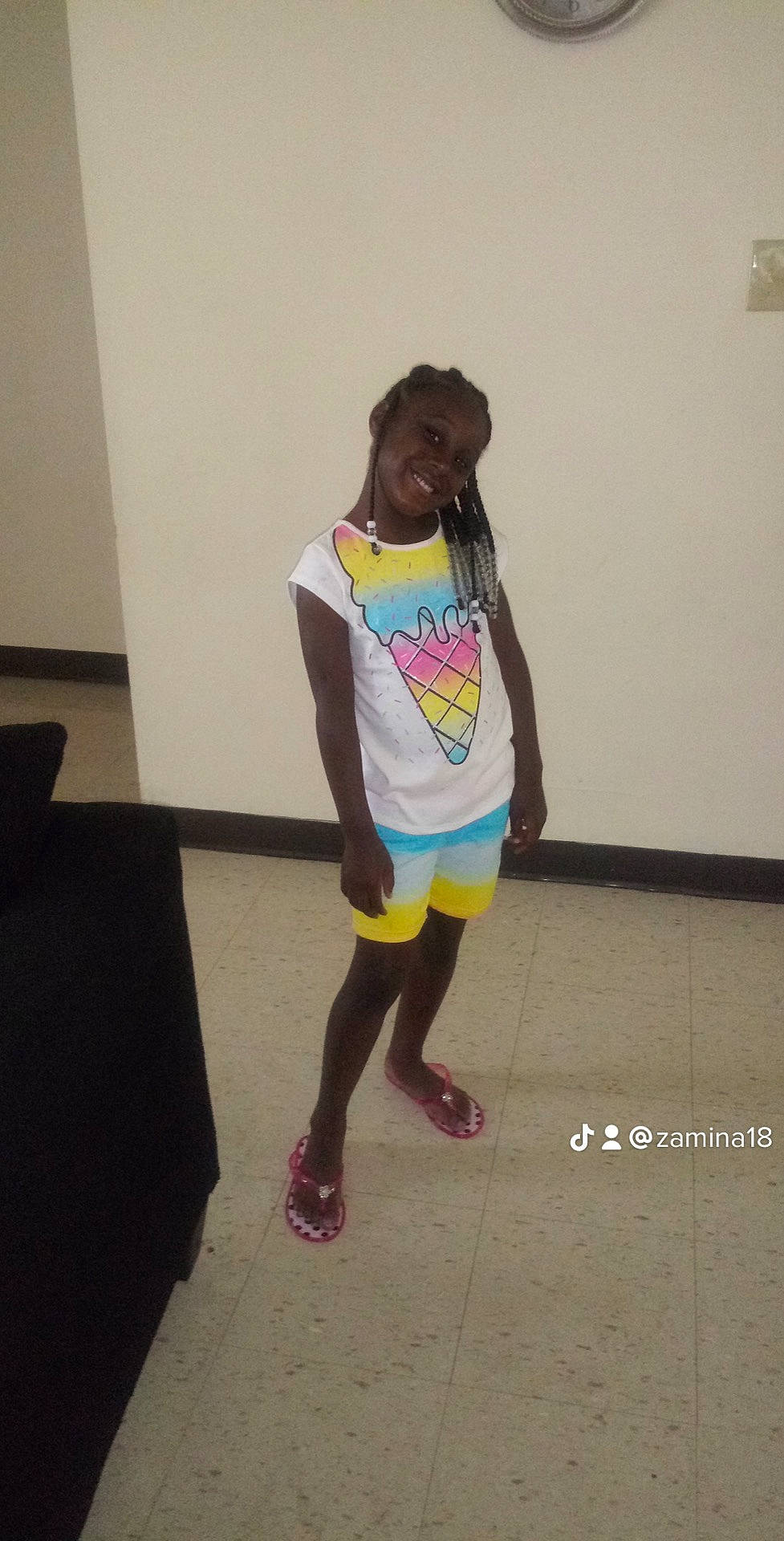 Zaniya joined the competition — help win amazing prizes! arm, electric_blue, event, fashion_design, flooring, footwear, happy, human_leg, joy, knee, leg, leisure, long_hair, person, recreation, shoe, sleeve, sneakers, sportswear, t_shirt