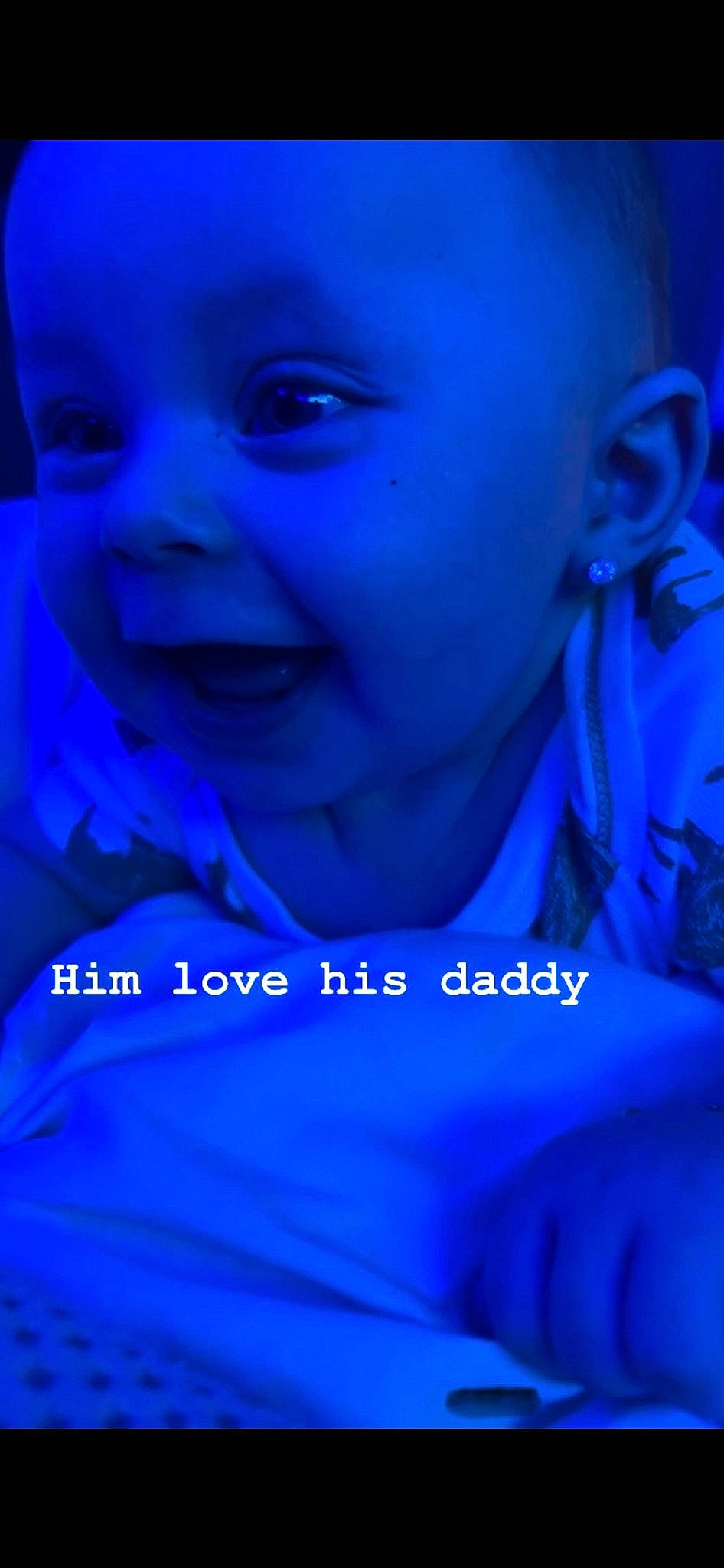 Koby Il joined the competition — help win amazing prizes! azure, baby, baby_toddler_clothing, blue, child, darkness, electric_blue, flash_photography, font, fun, gesture, happy, magenta, mouth, nose, person, photo_caption, purple, smile, toddler