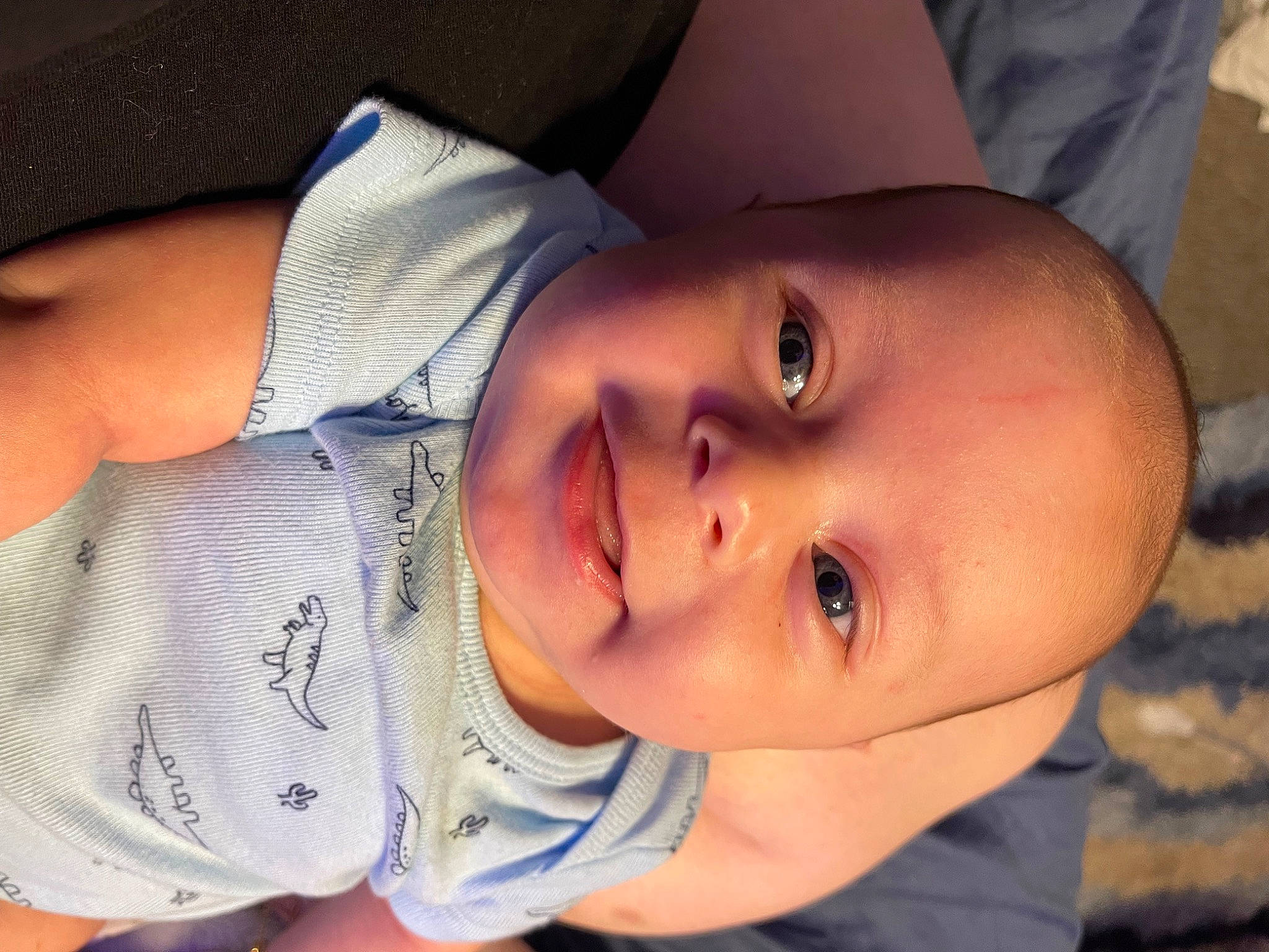 Koby Il is registered to the contest to win money with this photo: baby, baby_toddler_clothing, cheek, elbow, eyebrow, eyelash, forehead, fun, gesture, happy, hat, iris, joy, lip, mammal, mouth, nose, person, skin, sleeve