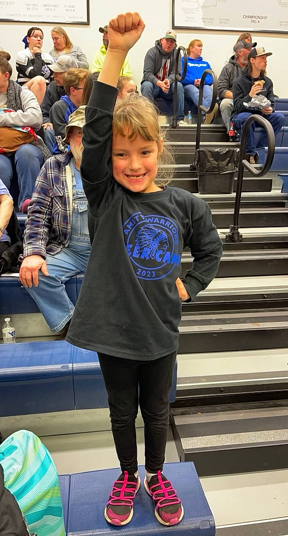 Brooklynn is registered to the contest to win money with this photo: child, competition_event, electric_blue, event, fun, hairstyle, headwear, human_leg, joint, joy, knee, leisure, person, product, recreation, sleeve, smile, snapshot, sportswear, sweatpant