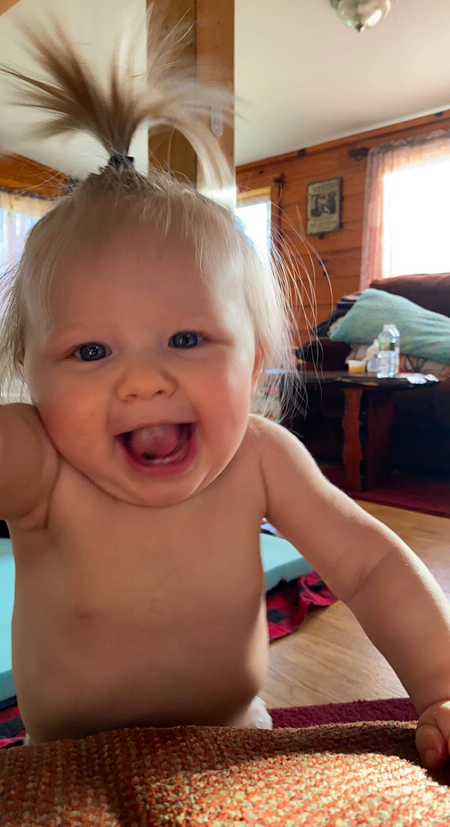 Myah joined the competition — help win amazing prizes! baby, cabinetry, cheek, chest, child, chin, cool, eye, eyebrow, eyelash, happy, iris, lip, mouth, neck, nose, person, skin, smile, thumb
