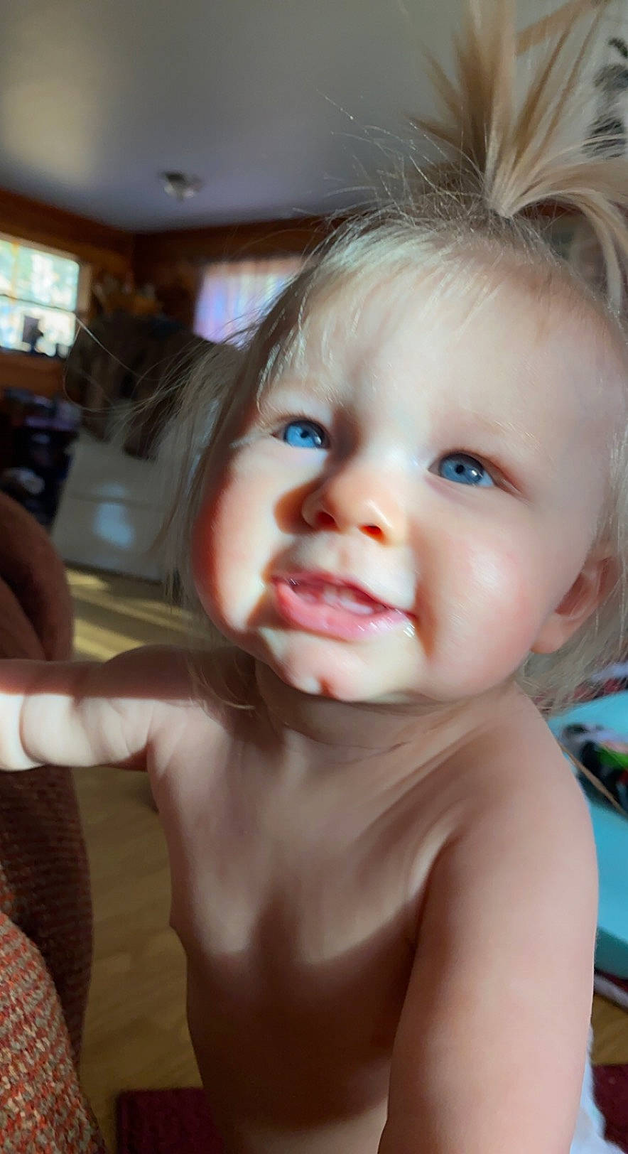 Myah joined the competition — help win amazing prizes! cheek, chest, chin, ear, eyebrow, eyelash, facial_expression, finger, forehead, gesture, hand, happy, iris, jaw, lip, mouth, neck, nose, person, skin