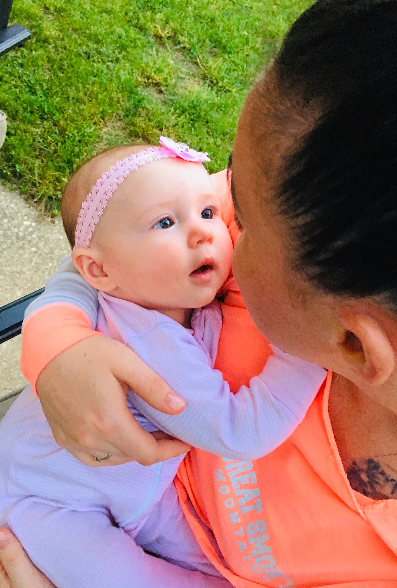 Faye is registered to the contest to win money with this photo: baby, baby_products, cheek, child, daughter, interaction, mother, nose, person, product, skin, toddler