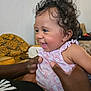 Ava joined the competition — help win amazing prizes! adult, baby, child, closeup, couch, curly_hair, cushion, cute, hands, happy, indoor, infant, laughing, pattern, person, pink_clothing, portrait, skin, smiling, toddler