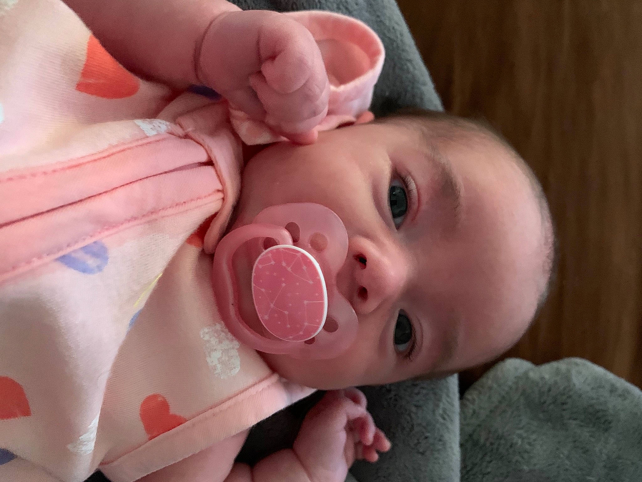 Luna joined the competition — help win amazing prizes! arm, baby, baby_toddler_clothing, cheek, ear, eyelash, face, finger, hand, headgear, iris, lip, mouth, nail, nose, person, pink, product, skin, thumb