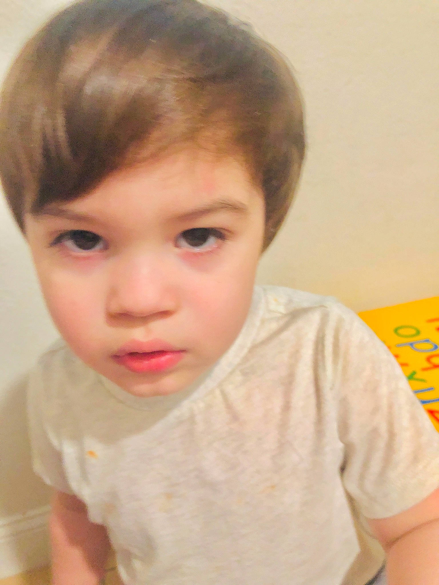 Nathan joined the competition — help win amazing prizes! baby_toddler_clothing, cheek, chin, ear, eye, eyebrow, eyelash, face, facial_expression, forehead, gesture, hairstyle, happy, iris, jaw, lip, neck, nose, person, skin