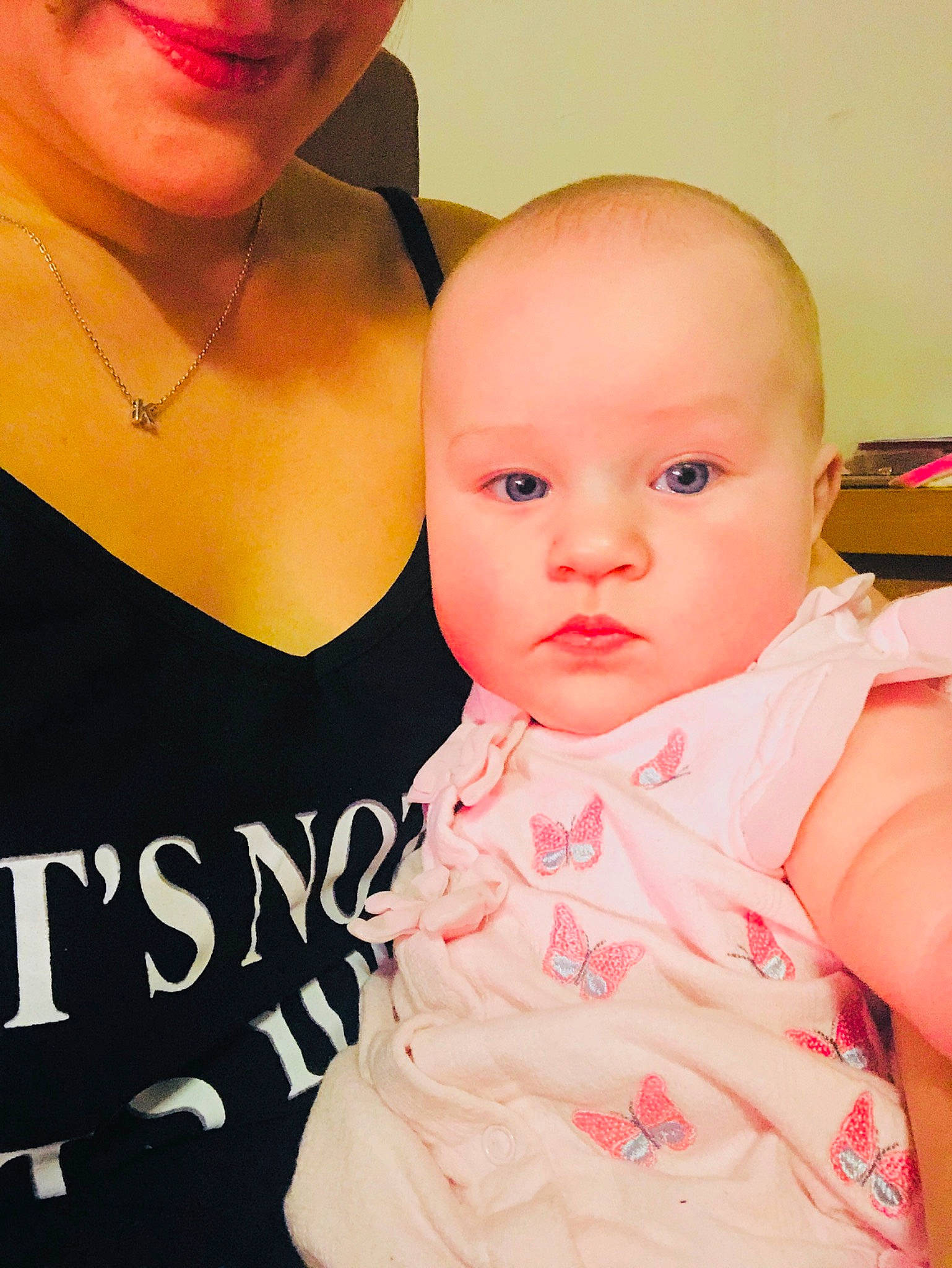 Madison is registered to the contest to win money with this photo: baby_toddler_clothing, cheek, chin, ear, eyebrow, eyelash, face, facial_expression, fashion, hairstyle, happy, iris, lip, mouth, muscle, neck, nose, person, shoulder, skin