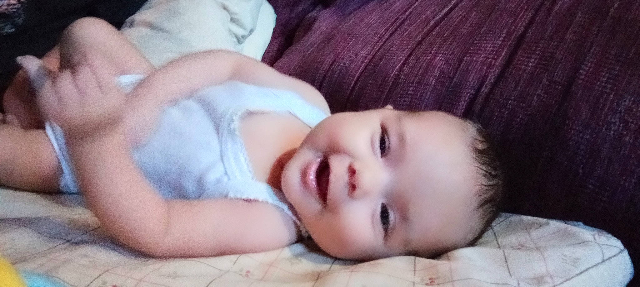 Sofia joined the competition — help win amazing prizes! baby, baby_toddler_clothing, cheek, child, comfort, eyebrow, eyelash, fur, happy, iris, lip, mouth, neck, nose, pattern, person, portrait_photography, skin, smile, toddler