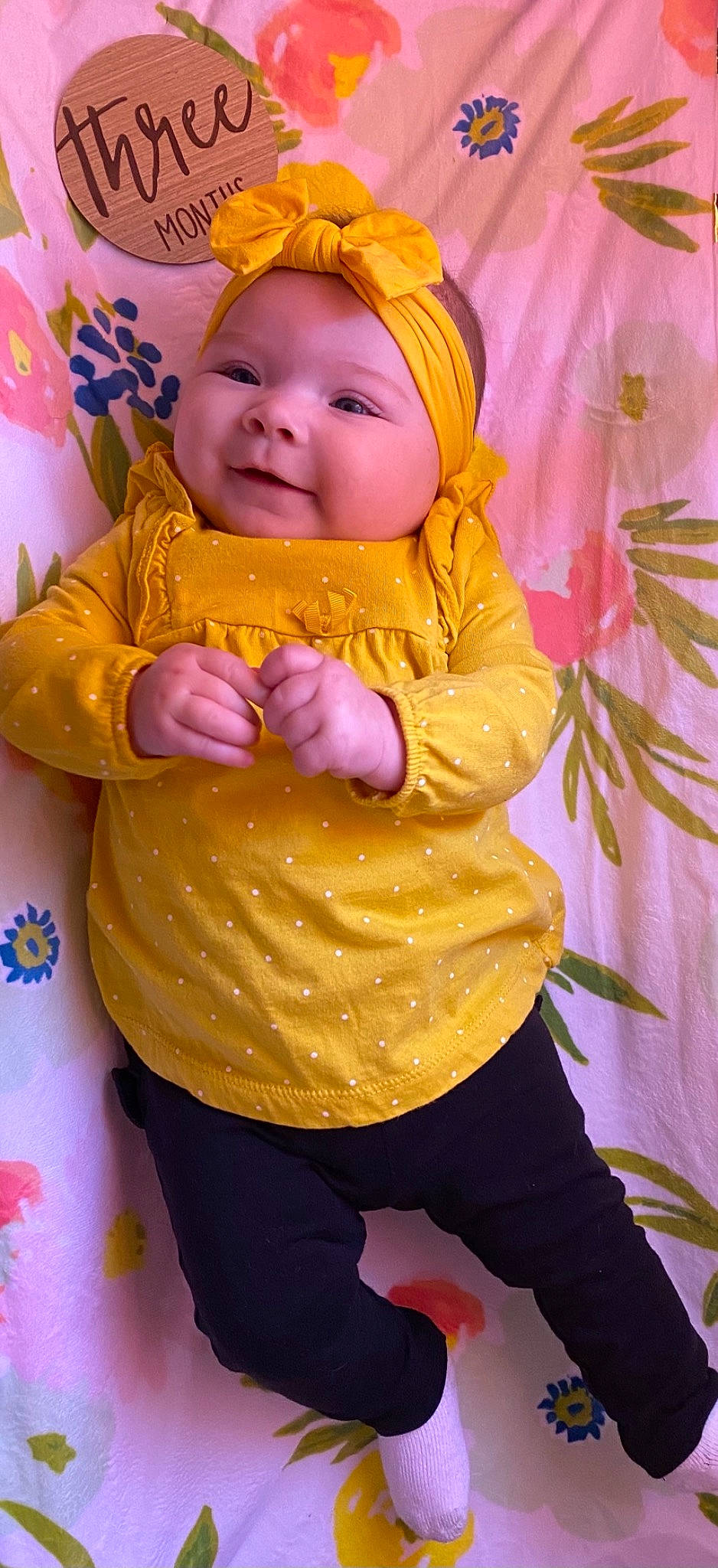 Thea joined the competition — help win amazing prizes! arm, baby_toddler_clothing, cheek, clothing, eye, face, facial_expression, hand, happy, head, headwear, human_body, leg, mouth, orange, outerwear, person, purple, skin, sleeve