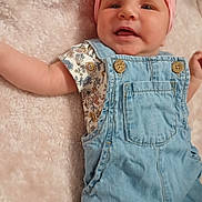 Elliana is registered to the contest to win money with this photo: baby, bonnet, cap, clothing, dress, face, happy, hat, head, jeans, newborn, pants, person, photography, portrait, sleeping, sleeve, smile, vest