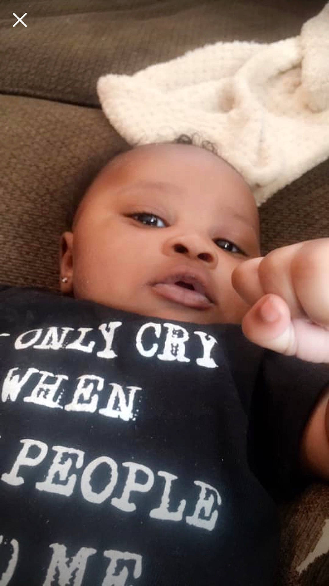 True joined the competition — help win amazing prizes! baby, cheek, child, cool, headwear, person, toddler