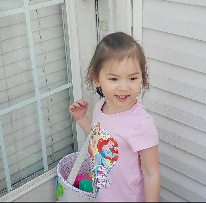 Primrose is registered to the contest to win money with this photo: baby, baby_toddler_clothing, cheek, child, clothing, eye, eyelash, face, fun, hair, happy, iris, joy, pattern, person, pink, skin, sleeve, smile, t_shirt