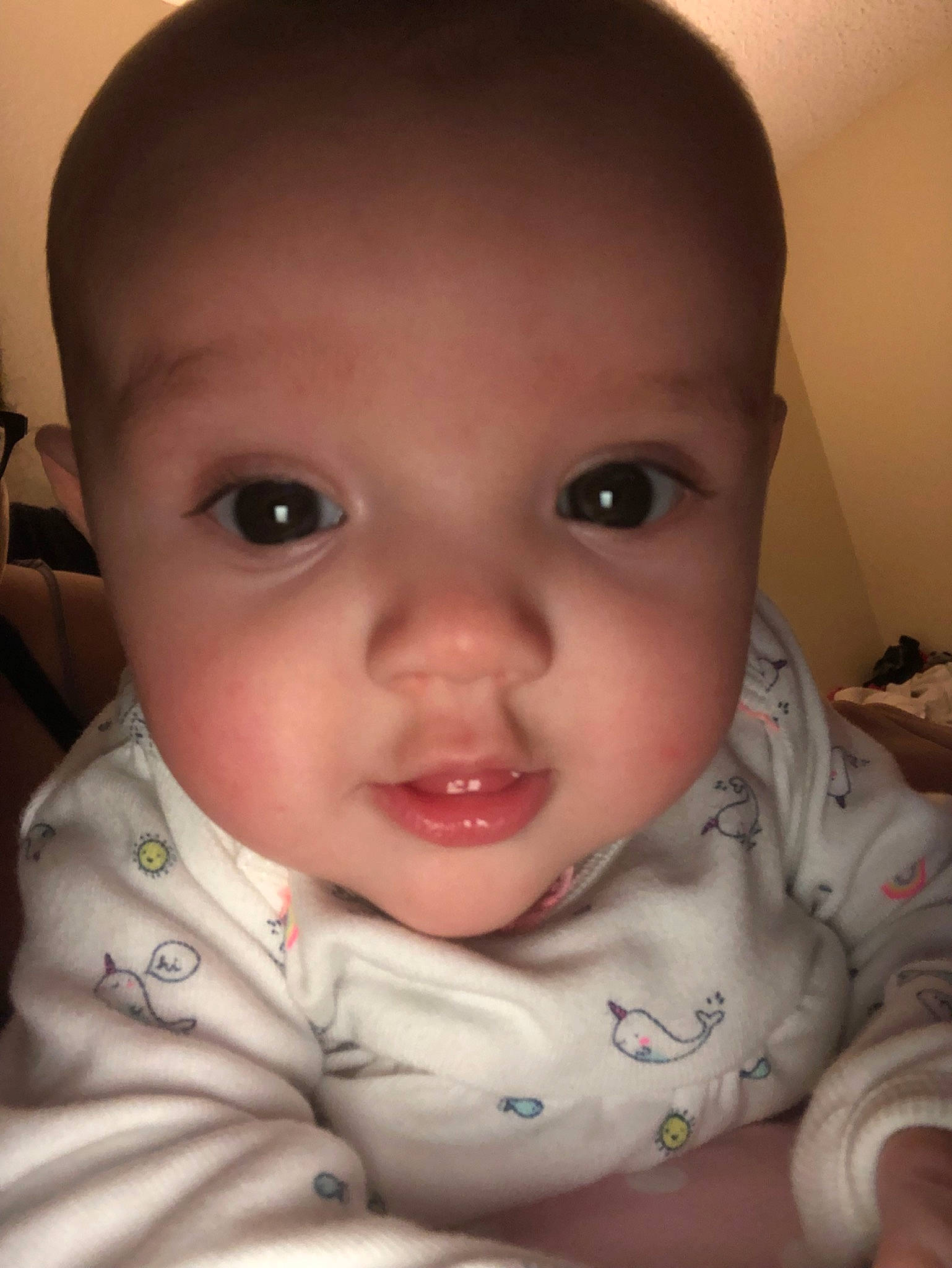 Rylie joined the competition — help win amazing prizes! baby, baby_making_funny_faces, cheek, child, chin, close_up, eye, eyebrow, face, facial_expression, forehead, head, iris, lip, mouth, nose, organ, person, skin, smile