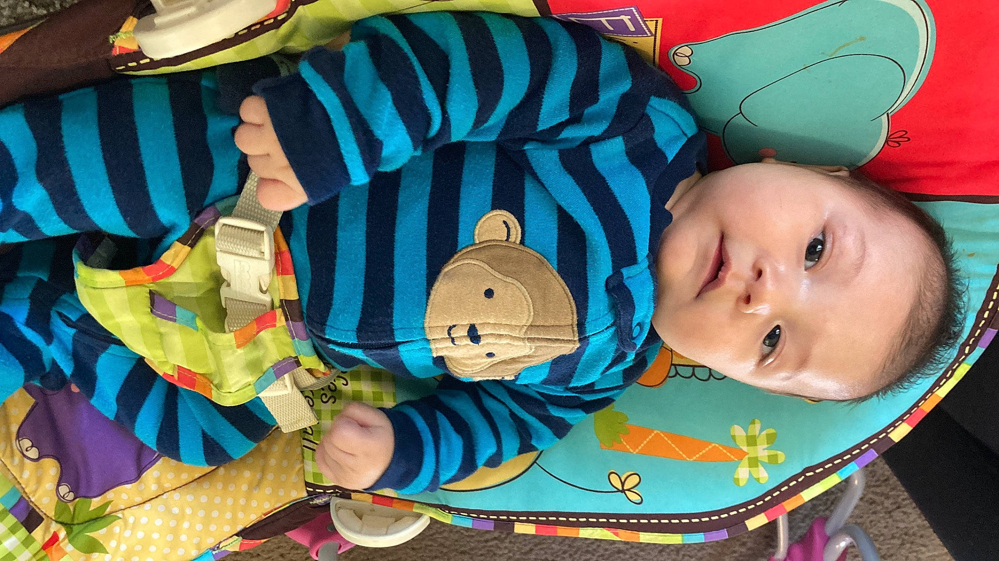 Archer joined the competition — help win amazing prizes! art, baby, baby_products, baby_toddler_clothing, blue, cheek, child, fun, happy, headgear, leisure, mammal, person, play, product, stuffed_toy, textile, toddler, toy, vertebrate