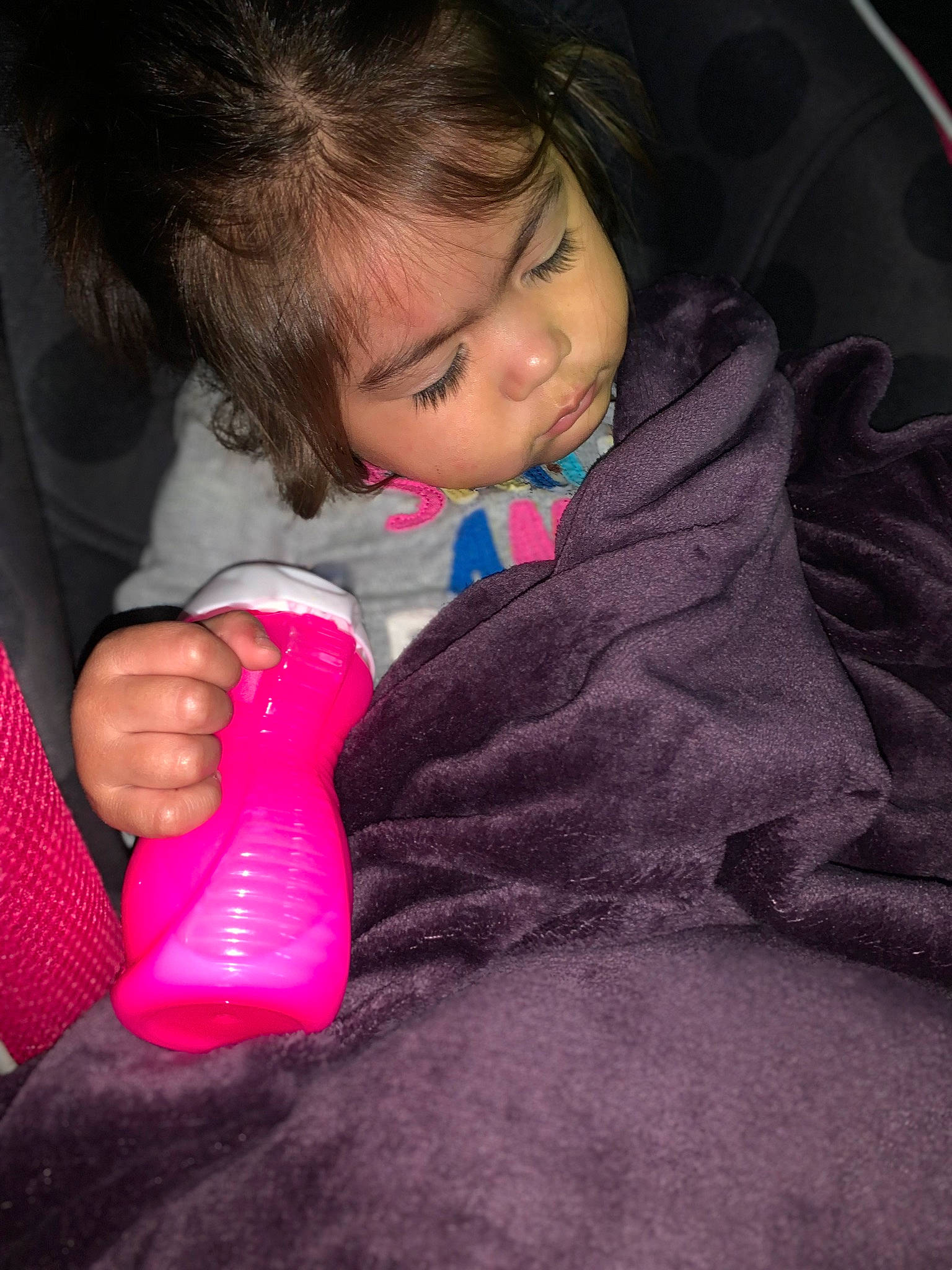 Adelina joined the competition — help win amazing prizes! carmine, child, comfort, drinkware, face, finger, flash_photography, fun, fur, happy, lip, magenta, mouth, nail, nose, person, pink, play, sitting, skin