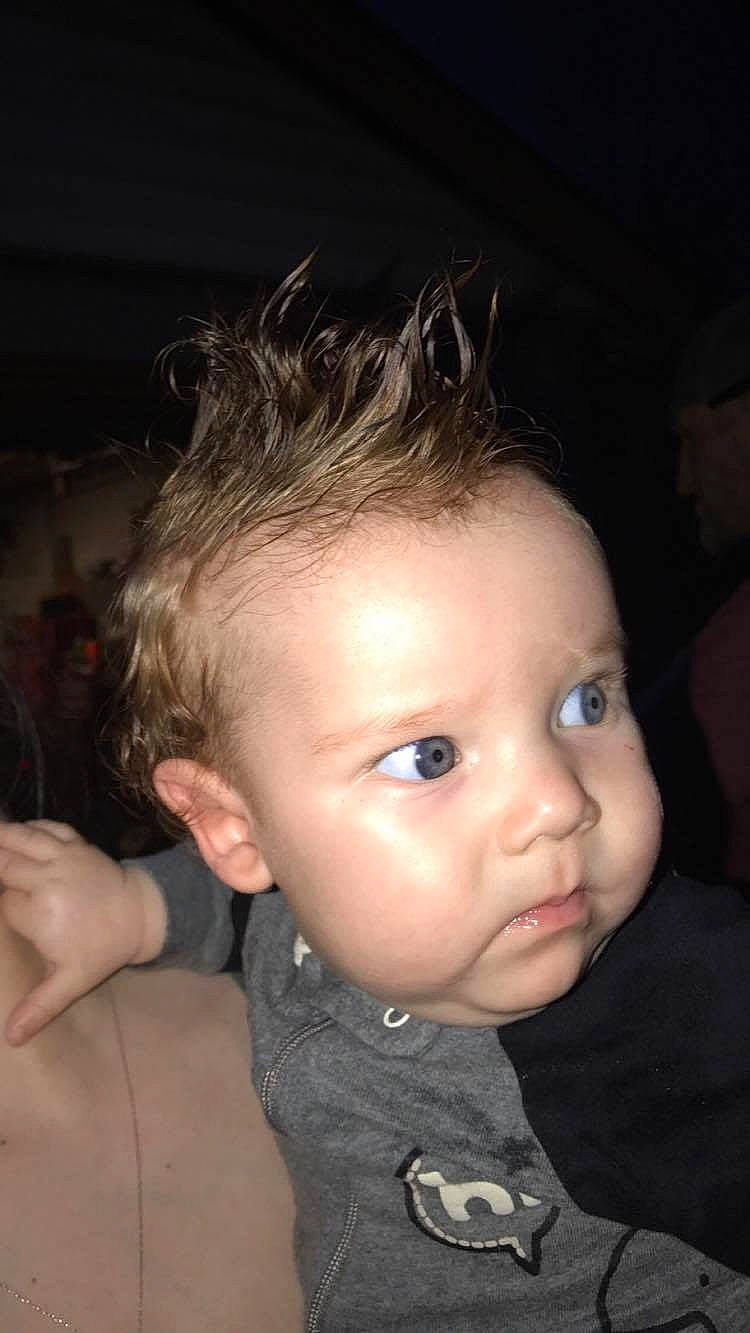 Gary is registered to the contest to win money with this photo: cheek, child, chin, ear, eyebrow, face, forehead, hair, hairstyle, head, lip, nose, person, smile, toddler