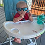 Ryder joined the competition — help win amazing prizes! accessories, architecture, baby, building, chair, diningroom, diningtable, face, furniture, glasses, head, indoors, person, photography, plant, portrait, pottedplant, room, sunglasses, table