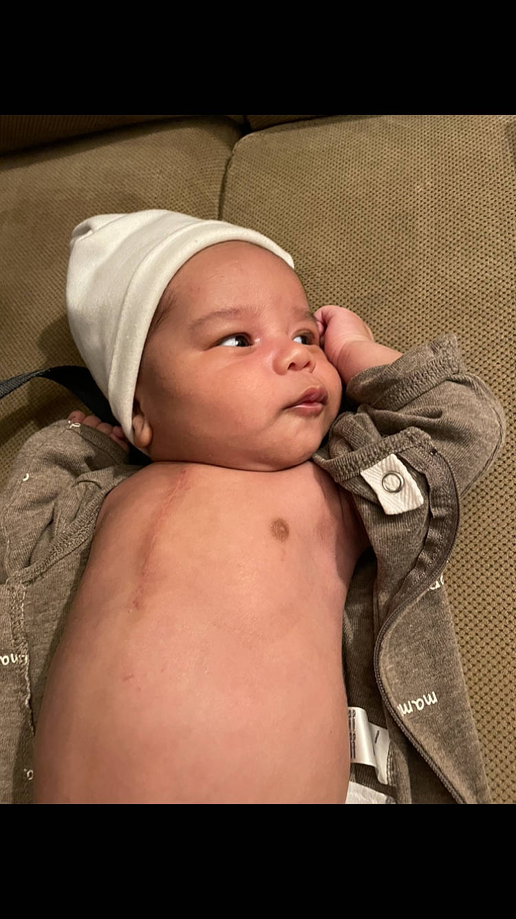 Castiel joined the competition — help win amazing prizes! abdomen, baby, baby_products, baby_safety, baby_sleeping, baby_toddler_clothing, bonnet, cheek, child, chin, comfort, eyebrow, flesh, headwear, hood, human, lip, nose, person, skin