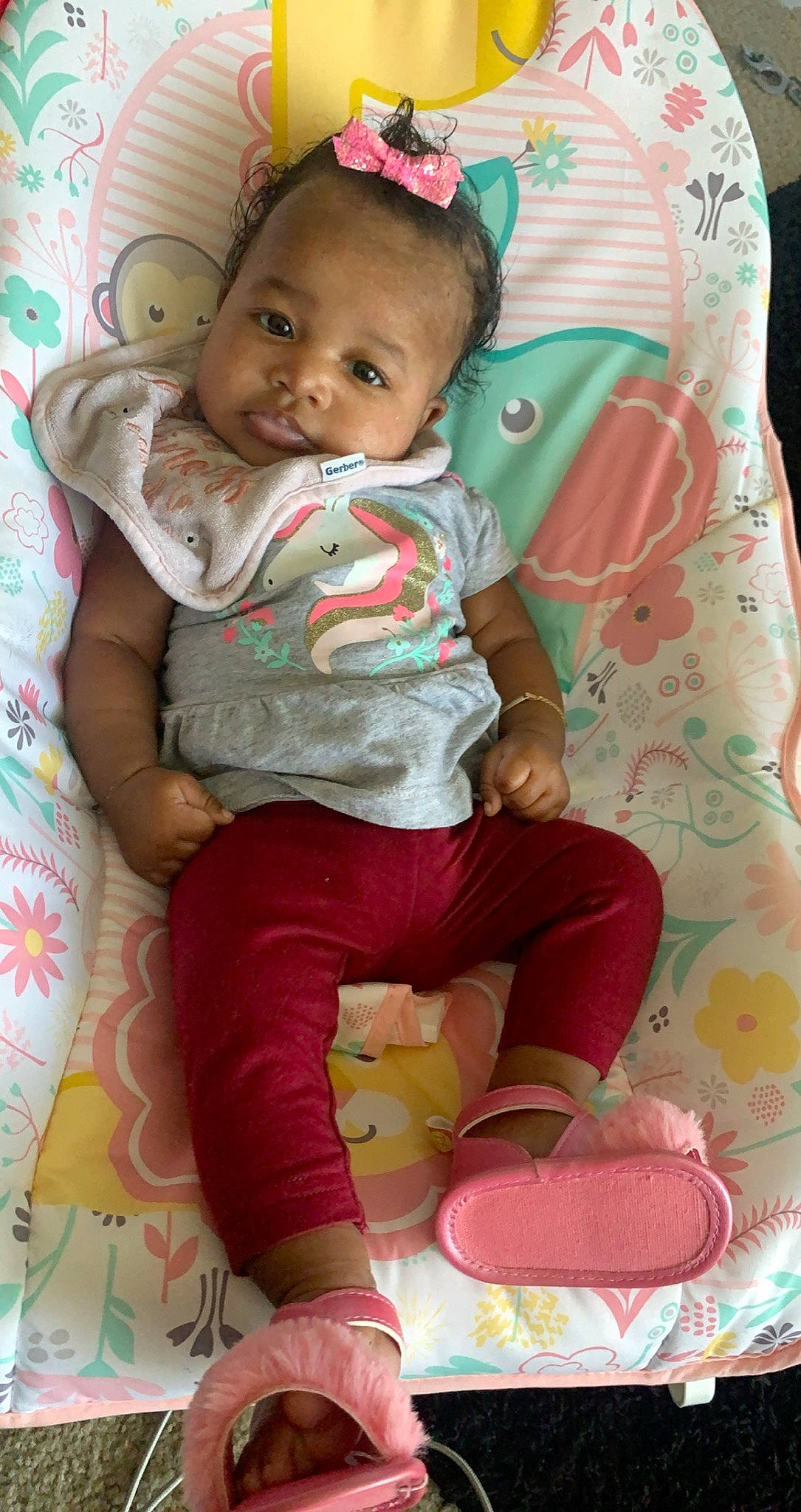 Zanai joined the competition — help win amazing prizes! baby, baby_toddler_clothing, cheek, comfort, eye, face, facial_expression, hairstyle, happy, head, human, human_body, leg, person, pink, red, skin, sleeve, textile, toddler