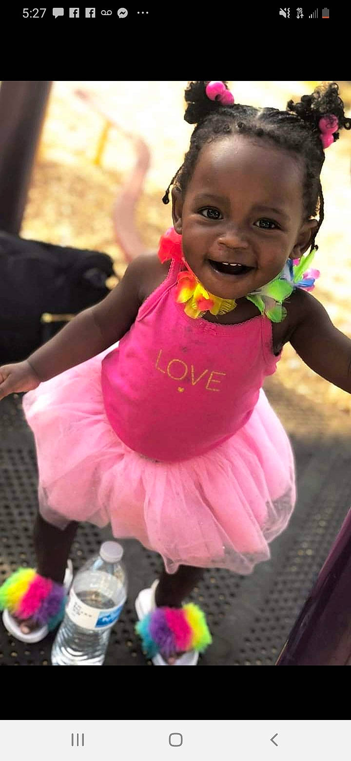 Miss A'Dah is registered to the contest to win money with this photo: baby, baby_products, child, costume, joy, person, pink, play, smile, toddler