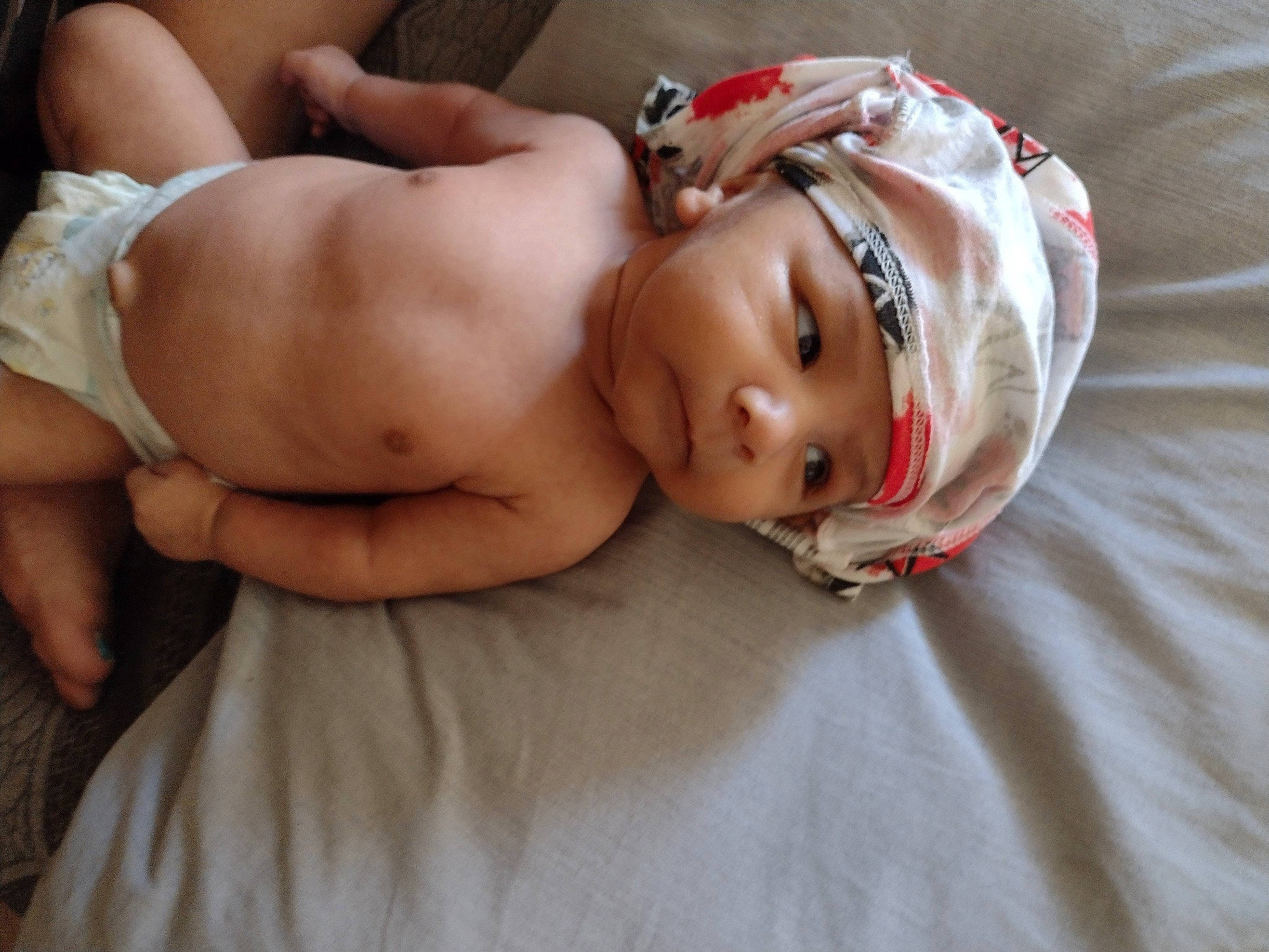 Ezekiel joined the competition — help win amazing prizes! abdomen, barechested, chest, child, comfort, flash_photography, flesh, glasses, head, headpiece, headwear, human_body, human_leg, linens, muscle, navel, person, skin, thigh, toy