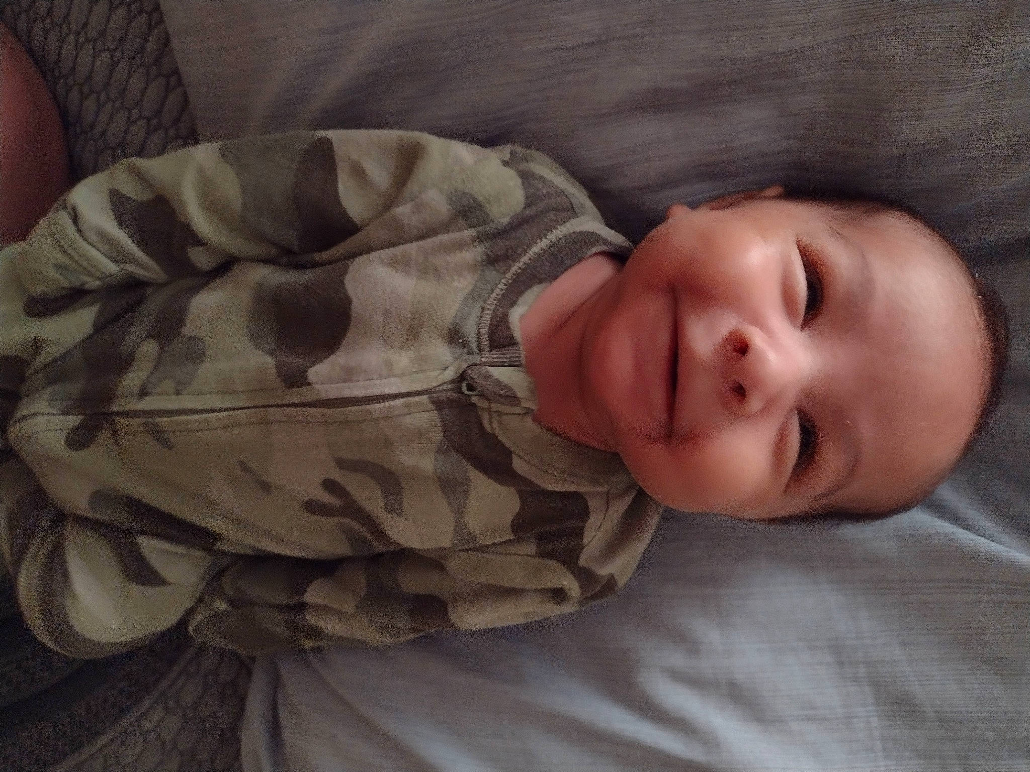 Ezekiel joined the competition — help win amazing prizes! baby, baby_sleeping, baby_toddler_clothing, bedtime, cheek, child, comfort, eye, eyebrow, iris, linens, lip, mouth, nose, person, skin, sleeve, smile, textile, toddler