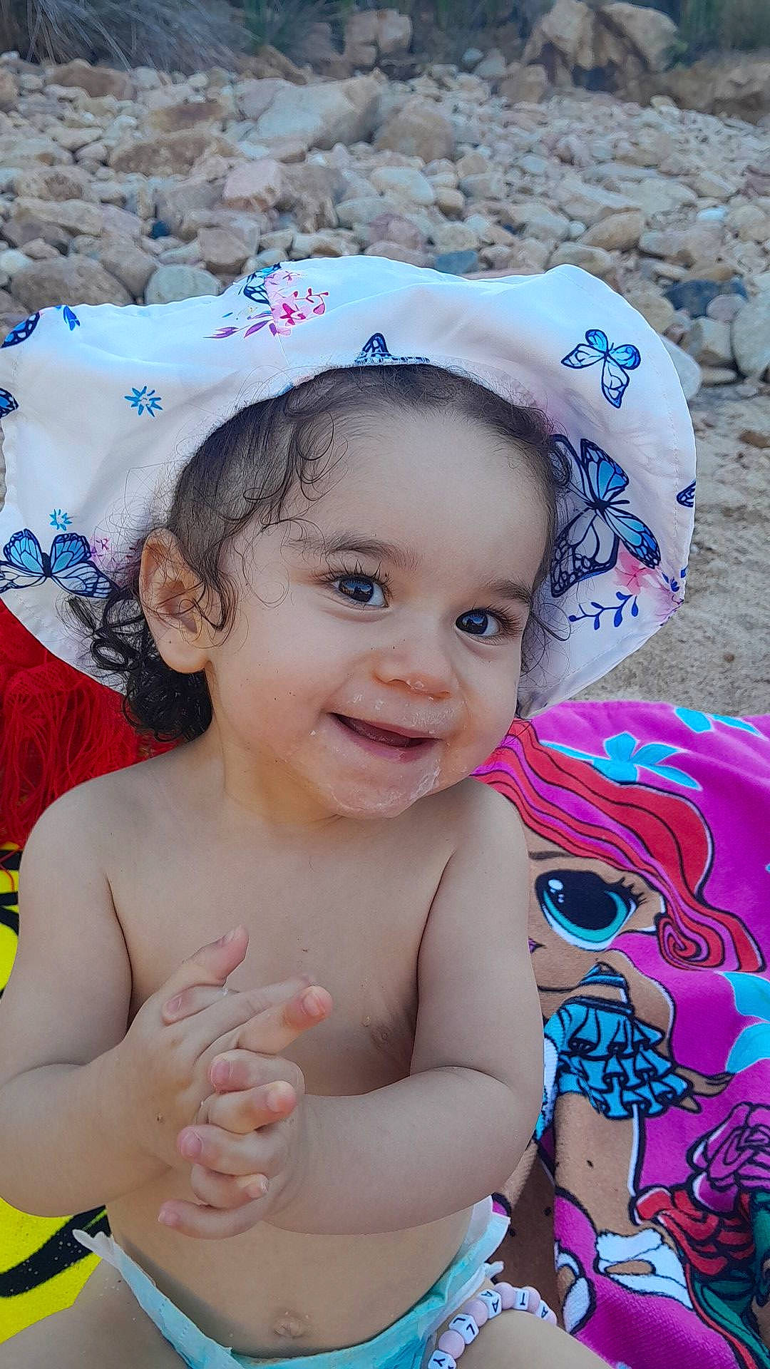 Katalya participe au concours pour gagner de l'argent avec cette photo : baby, baby_toddler_clothing, beauty, cheek, child, face, fun, happy, joy, lip, magenta, organ, people, person, photograph, pink, product, skin, smile, summer