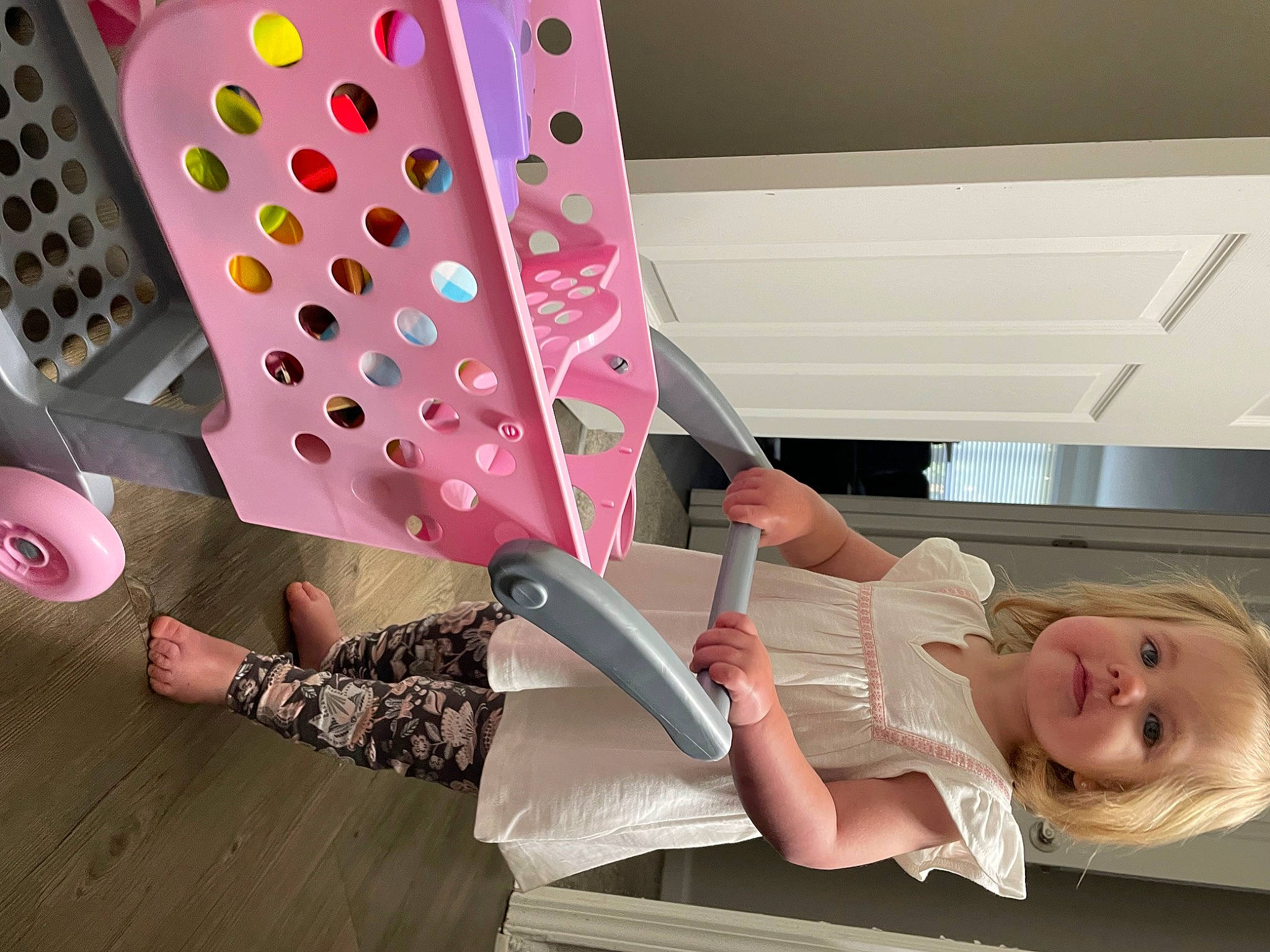 Avery is registered to the contest to win money with this photo: baby, baby_products, ceiling, circle, comfort, leg, leisure, linens, magenta, packaging_and_labeling, paper, paper_product, party_supply, pattern, person, pink, room, sitting, tableware, thigh