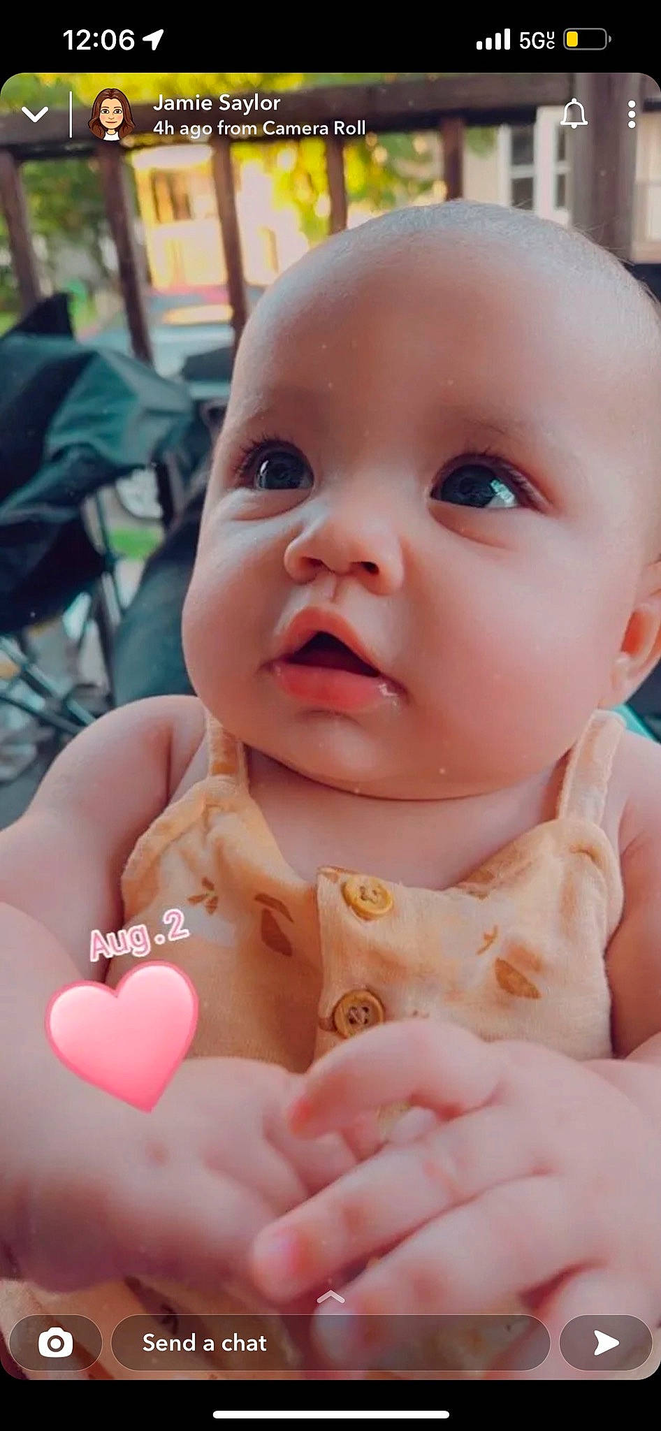 Alaia joined the competition — help win amazing prizes! baby, baby_toddler_clothing, cheek, chin, dress, eyebrow, eyelash, finger, gesture, hand, iris, lip, mouth, nail, nose, organ, person, pink, skin, thumb