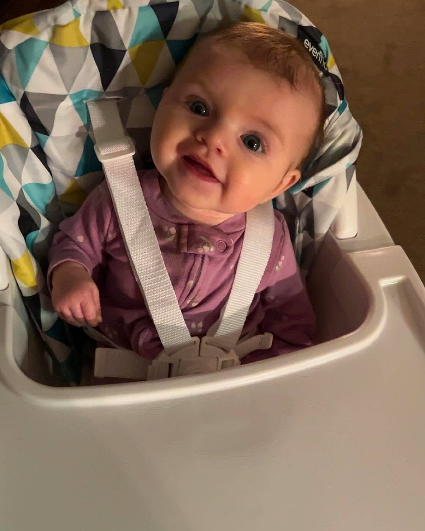 Lainey joined the competition — help win amazing prizes! auto_part, baby, baby_carriage, baby_products, baby_safety, baby_toddler_clothing, car_seat, cheek, child, circle, comfort, eye, facial_expression, fashion_accessory, fun, happy, person, sitting, smile, toddler