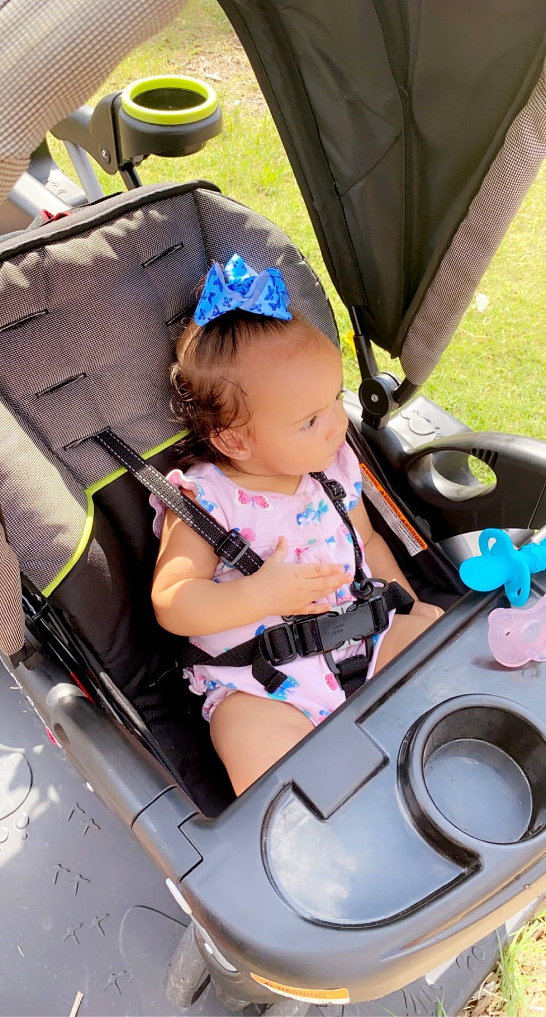 Zamyah joined the competition — help win amazing prizes! auto_part, baby, baby_carriage, baby_products, baby_toddler_clothing, beauty, child, comfort, electric_blue, eye, fun, green, lap, light, material_property, person, product, thigh, toddler, white