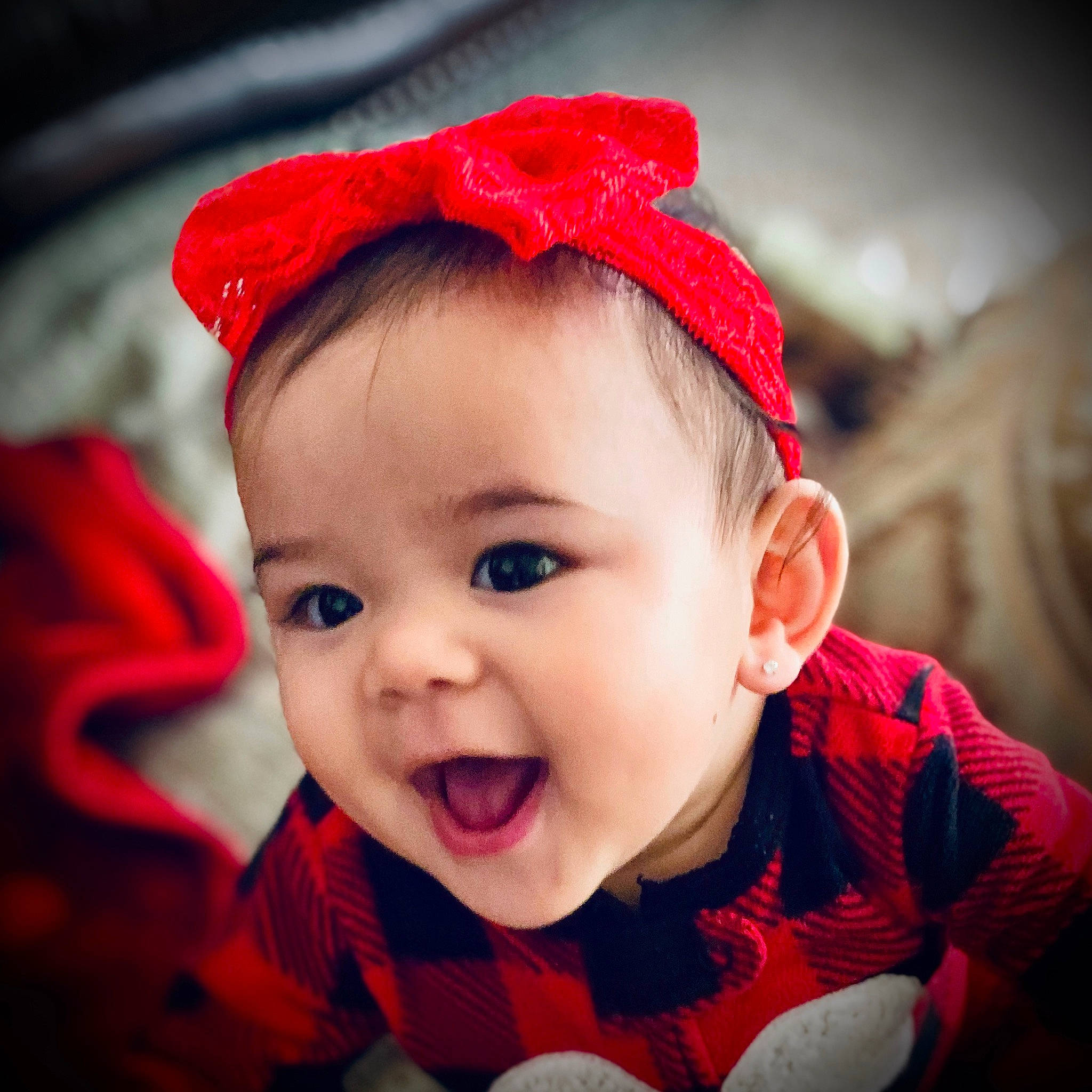 Emmaline is registered to the contest to win money with this photo: baby_toddler_clothing, cap, cheek, chin, eyebrow, hairstyle, happy, head, iris, lip, mouth, nose, organ, outerwear, person, pink, skin, sleeve, smile, textile