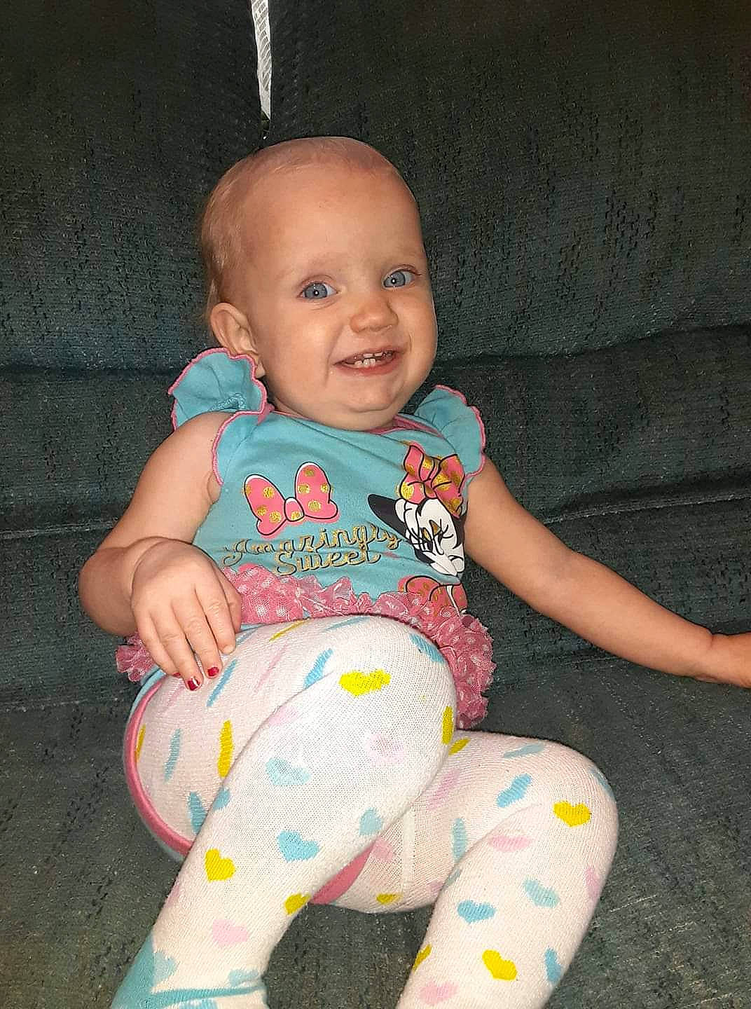 Lilyanna joined the competition — help win amazing prizes! baby, baby_toddler_clothing, child, joy, person, product, sitting, skin, toddler