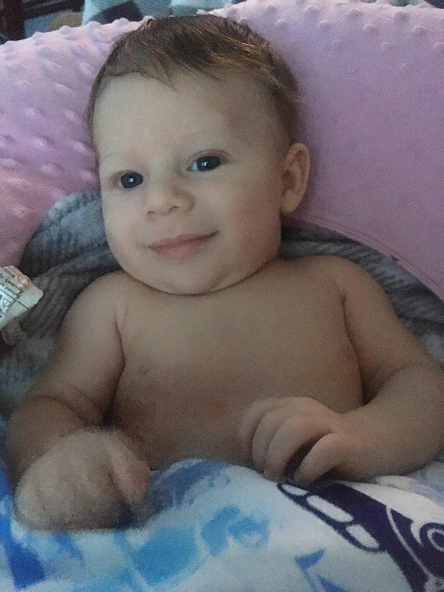 Lawrence is registered to the contest to win money with this photo: baby, cheek, child, eye, eyebrow, face, forehead, head, iris, joy, lip, mouth, muscle, nose, person, skin, smile, toddler, trunk