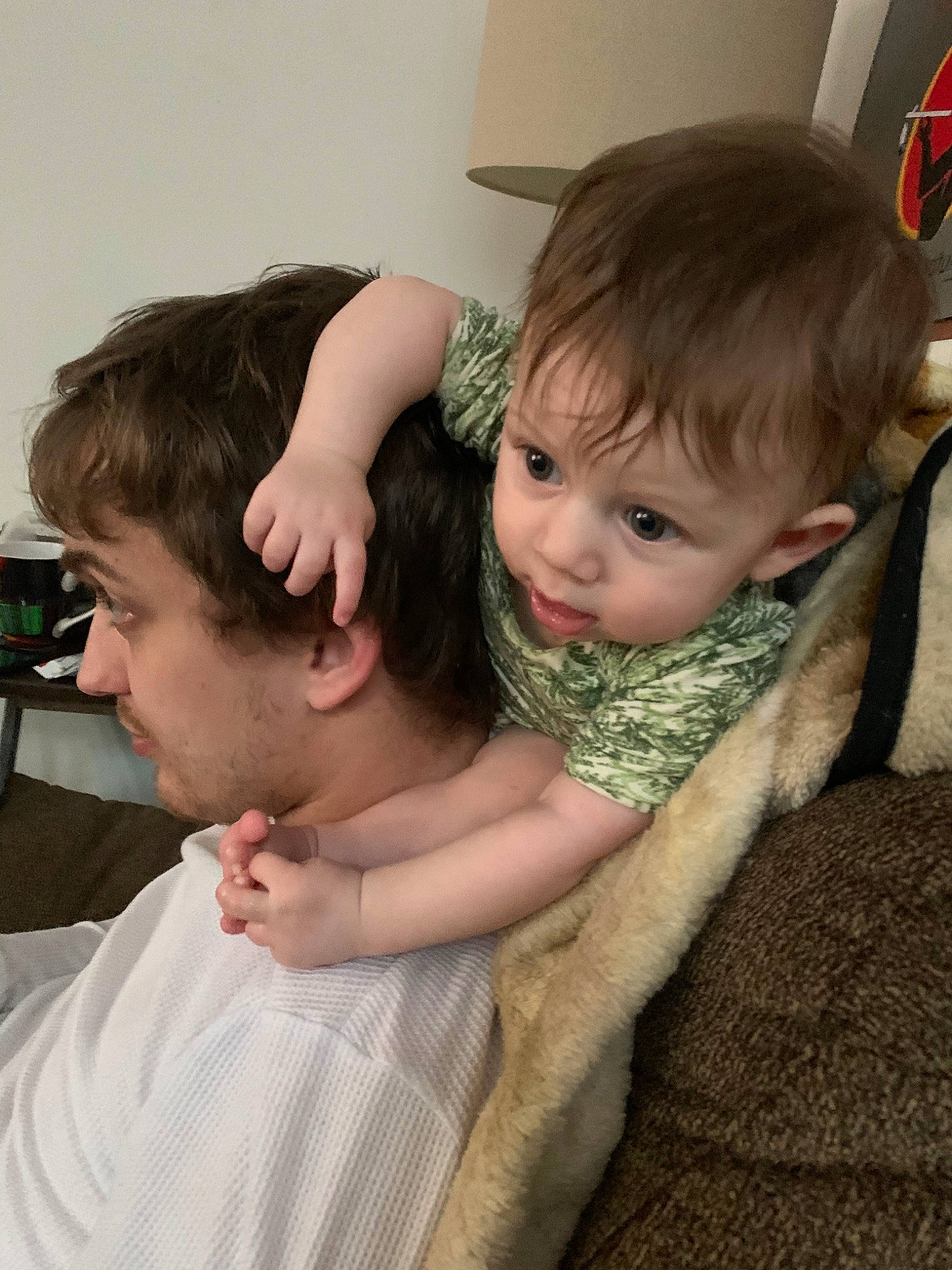 Lawrence joined the competition — help win amazing prizes! cheek, child, ear, eye, face, head, interaction, neck, person, skin, toddler