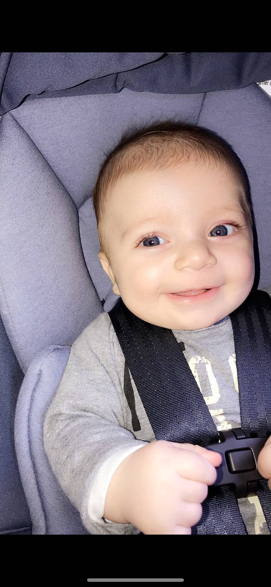 Dion joined the competition — help win amazing prizes! baby, baby_carriage, baby_in_car_seat, baby_products, car_seat, cheek, child, face, head, joy, lip, nose, person, product, skin, smile, toddler