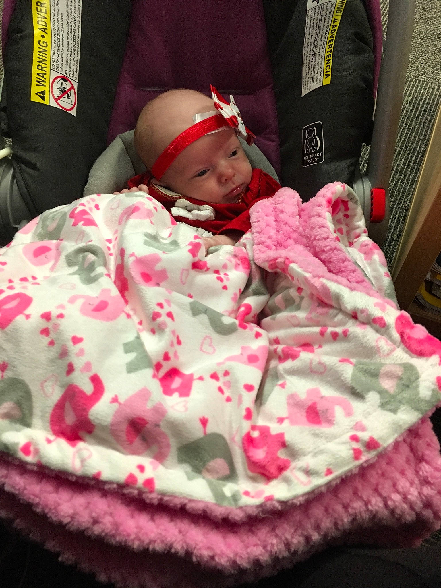 Samara joined the competition — help win amazing prizes! baby_products, child, fun, girl, headwear, infant, person, pink, product, skin, textile, toddler