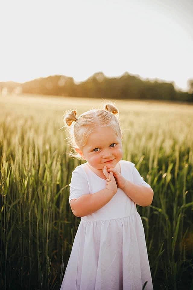 Jaylyn joined the competition — help win amazing prizes! baby, child, dress, grass, grass_family, grassland, happy, joy, meadow, people_in_nature, person, photograph, photography, plant, portrait, portrait_photography, sky, stock_photography, summer, sunlight