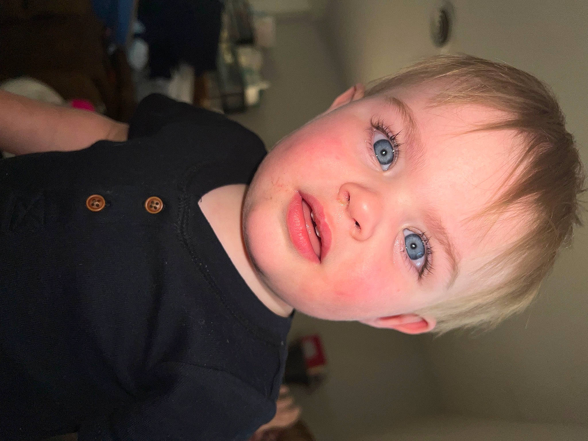 Noa joined the competition — help win amazing prizes! blond, cheek, child, chin, dress, ear, eye, eyebrow, eyelash, flash_photography, fun, happy, iris, lip, mouth, nose, person, skin, smile, toddler