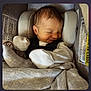 newborn, baby, sleeping, car_seat, blanket, mittens, infant, child, cute, cozy, soft, peaceful, indoors, portrait, clothing, head, face, rest, comfort, babycare
