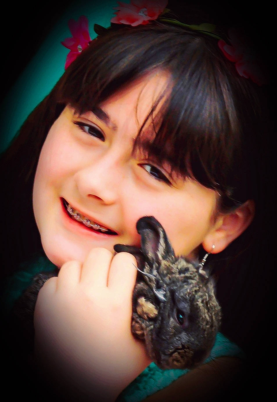Lexis is registered to the contest to win money with this photo: beauty, cheek, ear, eye, facial_expression, finger, gesture, hand, iris, joy, lady, lip, mouth, nose, organ, person, photography, rabbit, skin, smile