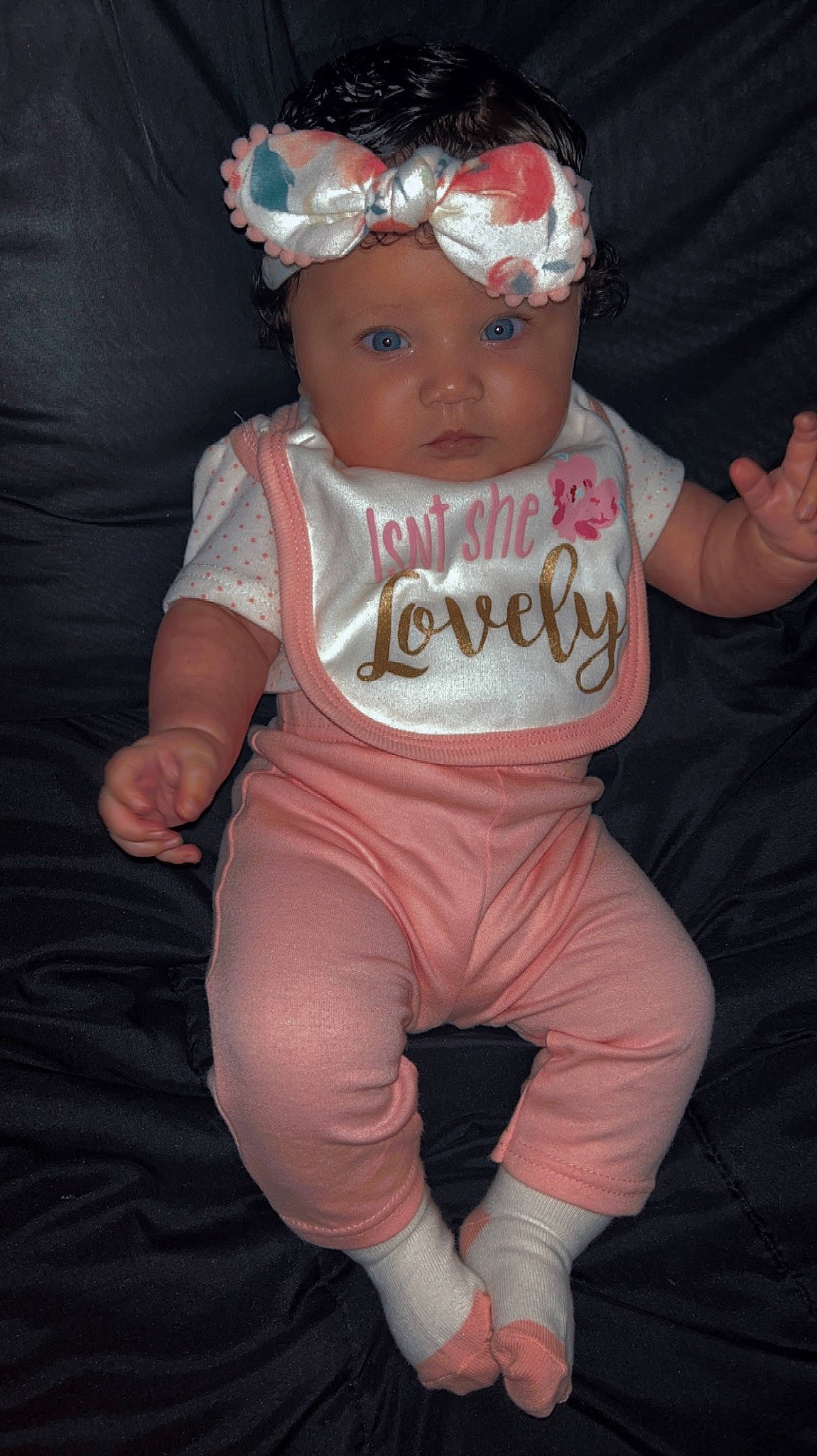 Nevaeh is registered to the contest to win money with this photo: baby, baby_products, baby_toddler_clothing, cheek, child, cool, costume, event, eye, fashion_accessory, fun, happy, headband, headpiece, headwear, party_supply, person, personal_protective_equipment, pink, sleeve