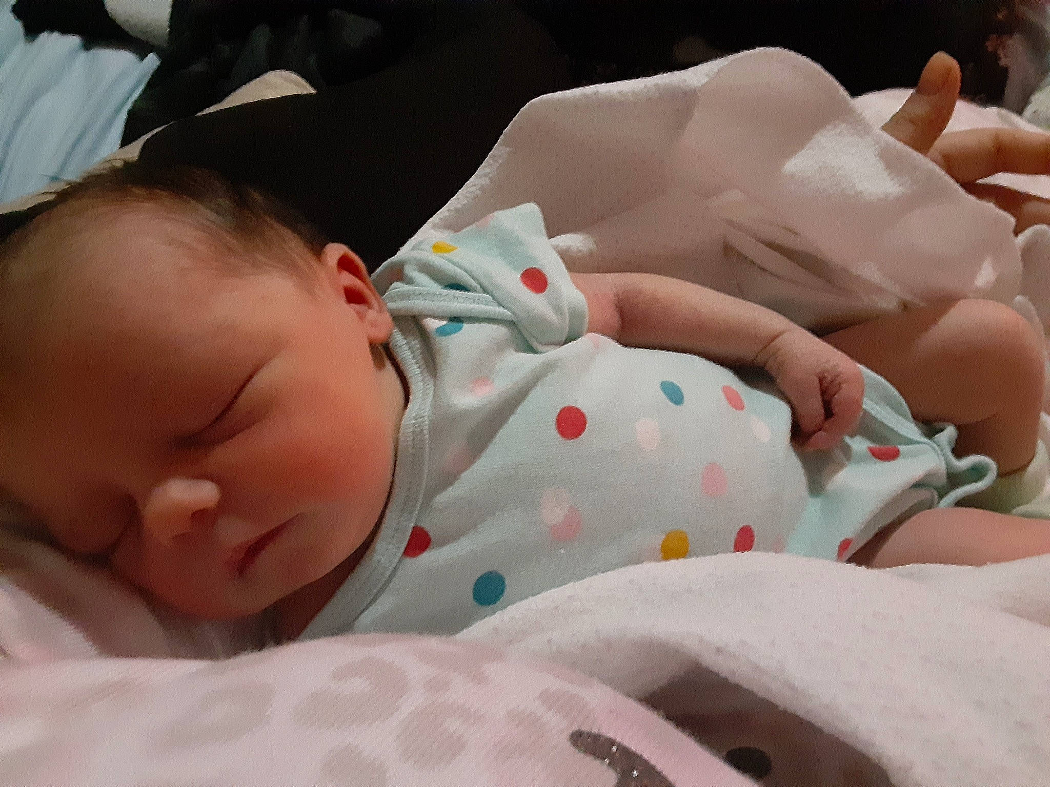 Kyleigh joined the competition — help win amazing prizes! baby, baby_products, baby_sleeping, baby_toddler_clothing, bedtime, cheek, child, comfort, event, facial_expression, finger, head, linens, mouth, nap, nose, person, skin, sleep, toddler